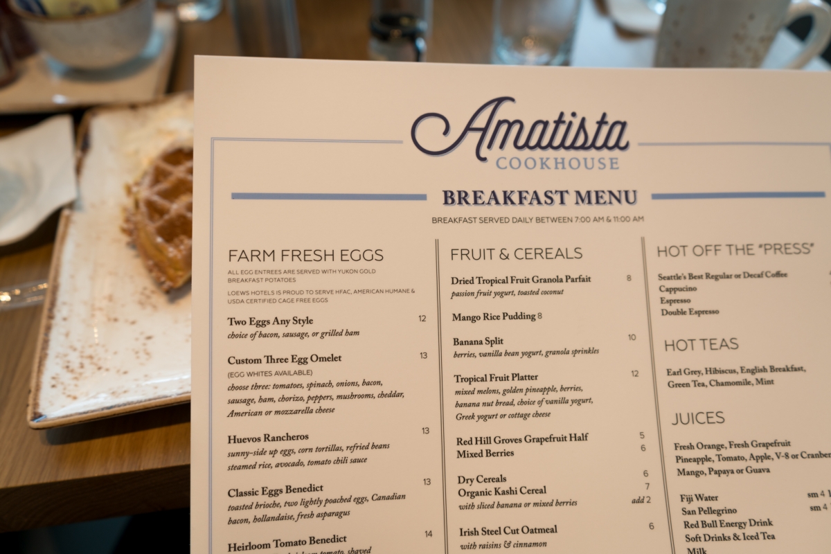 Amatista Cookhouse (fullservice) at Loews Sapphire Falls Resort